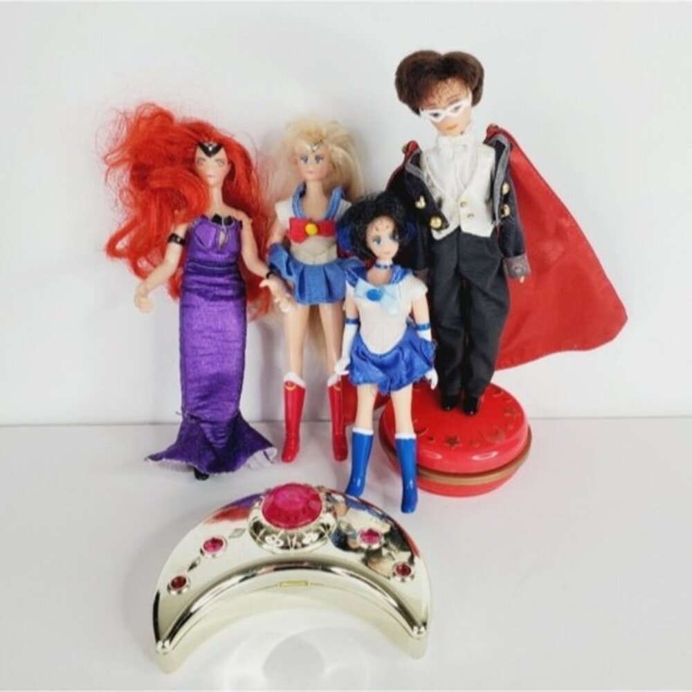 Rare Vintage Sailor Moon Lot 5 Irwin Toy Ltd. 12" Dolls 1995 Collectible Serena - Picture 1 of 11